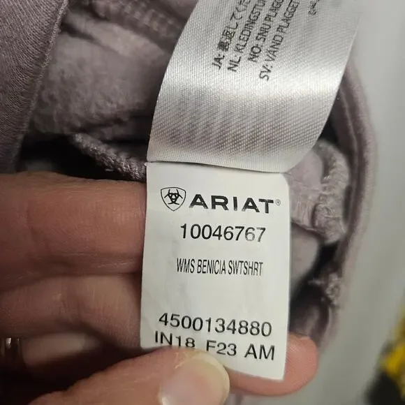 Ariat Purple Benicia Sweatshirt for women - Picture 4 of 8